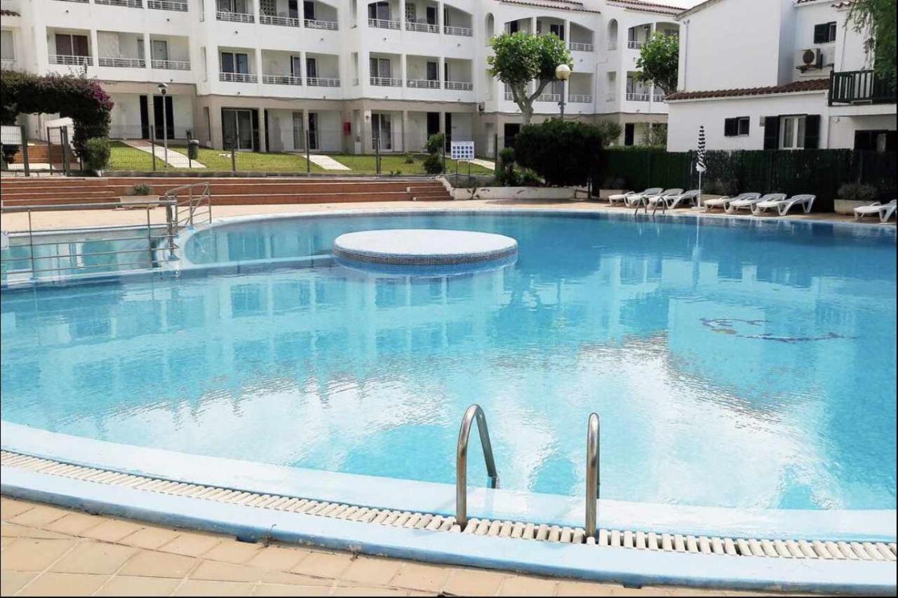 Apartamento Bajo Con Piscina Macarella Cala'N Blanes  Exteriér fotografie
